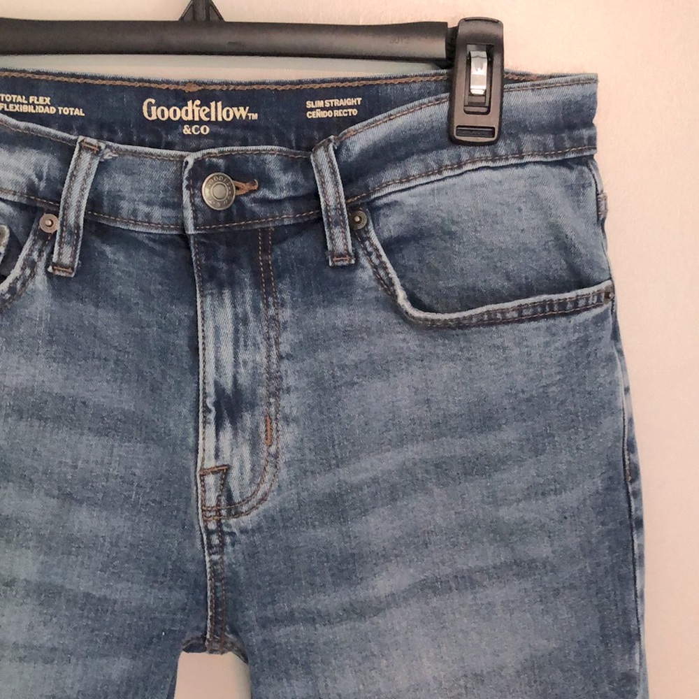 💙Goodfellow Total Flex Slim Straight Jeans Sz 32x34